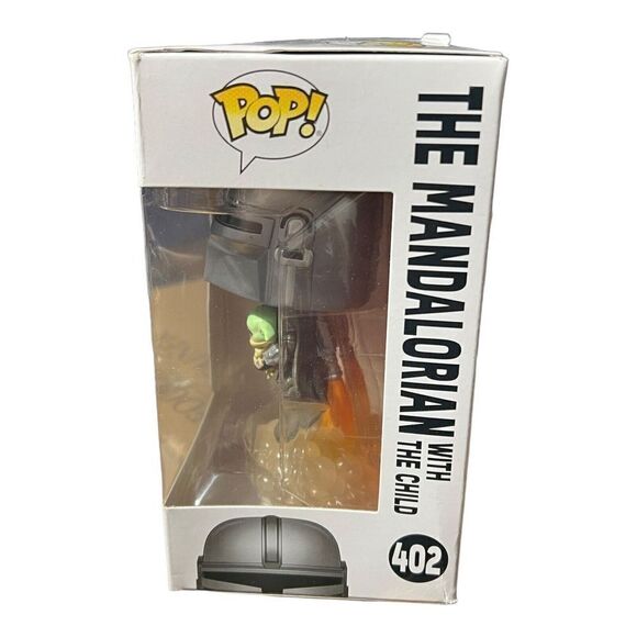 Funko Pop! Star Wars The Mandalorian with Child Flying Jetpack IN STOCK Pop 402 - Picture 3 of 8